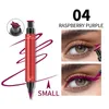 Kolorowa podwójna głowica 3.5G Szybkie suszenie wodoodporne Eyeliner Pen Triangle Stamp Długo trwałe rozszerzenie oka ołów Oczy Oku