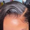 Koronkowa fala koronka przednia klej ludzkie włosy Al S Brazylian 4x4 zamknięcie 220608