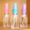 New Protable 100ml viagem Transparente pequeno vazio Perfume Plastic Atomizer Garrafa de Spray Marca Up Tool cor aleatoriamente enviar