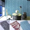 벽돌 패턴 비닐 홈 방수 월페이퍼 자체 접착 Papel de 배경 벽지 3D 벽 스티커 DIY 방 장식 220512