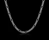 2mm Figaro Chains 925 Sterling Silver Jewelry for DIY Necklace Chain with Lobster Clasps Size 16 18 20 22 24 26 28 30 Inch