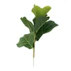 Dekorative Blumenkränze, kleiner künstlicher Geigenblattbaum, 27,9 cm, künstlicher Ficus Lyrata, für Zuhause, Hochzeit, Innen- und Außendekoration