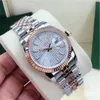 2022 Mens Watch 41mm Green Leaf Stripe Print Dial Sapphire Crystal Stainless Steel Automatic Mechanical Wristwatch Montre De Luxe