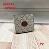 2023 Роскошный дизайнер Marmont Cale Case Cafate Fashion Women Coin Swork Pouch Кожаный кожа Мини Короткие кошельки Главный держатель кредитных карт CRUTC