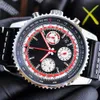 Mens Watch Multifunctional Quartz Movement Watches 43mm Fashion Business Wristwatch Montre De Luxe