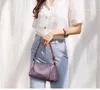 高級デザイナーバッグエレガントなファッションバッグ PU ソフトレザーハンドバッグスクエアトートバッグ女性楕円ハンドバッグレジャーショルダーブランドファニーパック財布財布