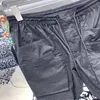 メンズパンツ女性ズボンY3シグネチャーレタースポーツカーゴポリエステル薄いカジュアルルーズパンツ付きポケット