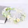 Floral Hair Band Girl Flower Wreath Headband Halo Head pieces Crown Garland Headpiece Festival Wedding Party Q170