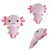 Plysch kawaii djur leksak tecknad rosa grå axolotl fylld docka 20 cm gåvor för barn flickor 220628