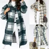 Kvinnor faux ull tunn kappa bekväma varm högkvalitativ pälsull ull damer smal lång överrock outfit casaco feminino 2021 l220725