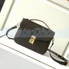 Luksusowy projektant pochette M44876 kopertówka torebki męskie portmonetki tote shoulder classic listonosz teczka damska skórzana torba crossbody torebka graffiti torebka