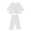 Baby Girl Pigiama Tute Primavera Autunno Casual Sleepwear Bambini Stile coreano Set di abbigliamento Bambini Homewear Abbigliamento 2 pezzi 220426