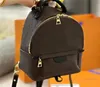 Hight Quality Classic Palm Springs Leather Mini Backpacks Men Women Schoolbag Designer Handbags Lady Shoulder Crossbody Bag Travel277b