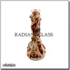 12.5 "bécher bong grand grand tuyau d'eau bongs en verre capiteux oeil 3D narguilé multi-couleur diffus downstem perc dab plate-forme pétrolière bongs