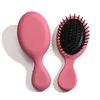 Mini Cartoon Candy Color Detangling Brush Cute Girl Moon Air Cushion Comb Head Massage Frisör Handtag Hår COMB4961136