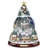 Christmas Decorations Tree Rotating Sculpture Train Decoration Window Stickers Winter Home Furnishings 2022 NavidadChristmas