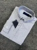 mens polos designer stripe T shirt risvolto a maniche lunghe top di lusso casual piccolo cavallo all'ingrosso