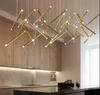 Modern Minimalist Led Restaurant Chandelier Lamps Personality Bar Chandelier Company Front Cafe Clothing Store