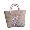 Designers Top quality children Tote Bags Marmont Luxurys Purse Fashion Canvas kids bag Print Cat rubbit strawberry Classic Woman Handbag Pineapple Shipping-Bag