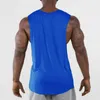 Sommarvarumärke Mens Casual Loose Tank Tops ärmlösa Tees Drop Armhole Fit Muscle Joggers Vest Gym Clothing Workout Plus Size 220621