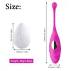 Nxy Eggs Télécommande sans fil Vibrant Bullet Egg Vibrateur USB Recharge Clitoris Stimulateur Massage Vaginal Ball Sex Toys pour Femme 220421