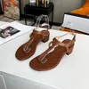 2023 Nya modedesigner Kvinnor skor Fashion Flat Sandals and Tisters Leisure Beach Outdoor Flip Flops