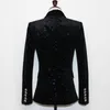 Женские костюмы Blazers Black Blazer Женщины Bling Seerfint