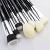 Makeup Tool Set Makeup brush Goat Hair Makeup brush High Quality Black foundation make-up Large Colored Shadow 220423