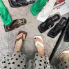 Pantofole moda donna Nuova personalità Alta qualità Comfort esterno antiscivolo Sandali da spiaggia con stampa leopardata Vendita diretta in fabbrica