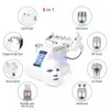 2022 Microdermabrasion Portable 8 in 1 Korea Aqua facial machine h202 small bubble jet peel oxygen