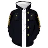 Men's Hoodies Men's & Sweatshirts Game Tokyo Revengers Anime Sportswear Print Zipper Unisex Cosplay ClothesMen's