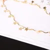 Korean Fashion Halskette Einfache fünfzackigen Stern Schlüsselbein Kette Welle Kurzen Absatz Kragen Großhandel Halskette Verkäufe YS222
