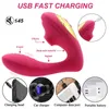 Giocattolo del sesso Nxy vibratori 2 in 1 vibratore per succhiare il clitoride per le donne clitoride clitoride ventosa stimolatore a vuoto ricarica USB vibratore giocattoli merci adulti 5S8C