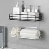 PunchFree salle de bain étagère organisateur douche mur boîte de rangement cuisine panier accessoires ZP J220702
