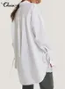 Chemises de chemisiers pour femmes Celmia 2022 Bandage d'été Tops Chic asymétrique ourlet respirant Blouse Blouse Femme Long Manche Bureau Lady Fa