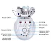 5 in 1 Ultrasonic Skin Beauty Equipment Scrubber Diamond Microdermabrasion with Ultrasound Probeビューティーマシン