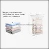 Storage Bags Home Organization Housekee Garden Convenient Vacuum For Clothes Pillows Bedding Blanket More Space Save Compression Travel Ha