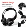 Sistema completo Silent Disco da 500 m, cuffie wireless pieghevoli nere - Pacchetto Party Clubbing silenzioso con 60 auricolari pieghevoli e 2 trasmettitori