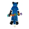Costume de poupée mascotte 1078, meilleure qualité, renard bleu, loup, Husky, chien, Costume complet, Costume de mascotte, robe fantaisie de fête d'anniversaire