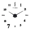 Zegary ścienne duże zegar kwarcowy DIY Nowoczesny design 3D Sticker Watch Acryl Mirror Mechanizm Naklejki domowe Dekoracja salonu 6570382