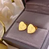 Pendientes de encanto cardíaco de alta calidad Mujeres talladas G Pendientes de cartas Diseñador de marca Diseño Geométrico Ear, joyería de lujo Valen8398732