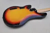 Guitare basse électrique 5 cordes Tobacco Sunburst avec micros Humbuckers