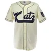Xflsp GlaMitNess Kansas City Katz 1961 Road Home Jersey 100% Cousu Broderie Vintage Baseball Maillots Personnalisé