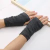 Vijf vingers handschoenen winter gebreide vingerloze warme wanten stevige kleur zachte hand voor vrouwen meisje houd handen houden