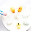 Easter 50pcs squishies Kawaii Soft Silicone Toys Mochi Toy Antistress Squale Mini Squishy Rising Rising for Kids Leaff Leaff Pla