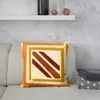 Cushion/Decorative Pillow White Microfiber Pillowcases Geometric Series Printed Pillowcase Line Abstract Peach Skin Home Sofa PillowcaseCush