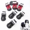 Chaussures de chien réfléchissantes chaussettes bottes de chien d'hiver chaussures vêtements de pluie imperméables chaussures antidérapantes pour animaux de compagnie pour chiens de grande taille Husky 201028