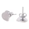 2022 Top Quality Classic Style Women Lover Heart Studs Designer Earings Luxury Titanium Steel Earrings Printed Wedding Party Gifts Wholesale