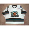 CEUF 2001 02 MANITOBA MOOSE 23 TODD WARRINER HOCKEY JERSEY Haft Szygowany niestandardowy numer i nazwisko Jersey