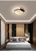 Runde quadratische LED-Deckenleuchte für Wohnzimmer, Lichter, Schlafzimmer, LED-Techo-Lampen, Schwarz, Weiß, Kunst, modern